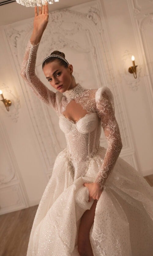 שמלה דגם ZSC25119 קטגוריית שמלות כלה